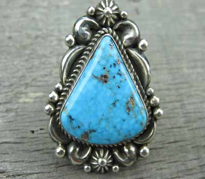 Navajo Kingman Turquoise Ring